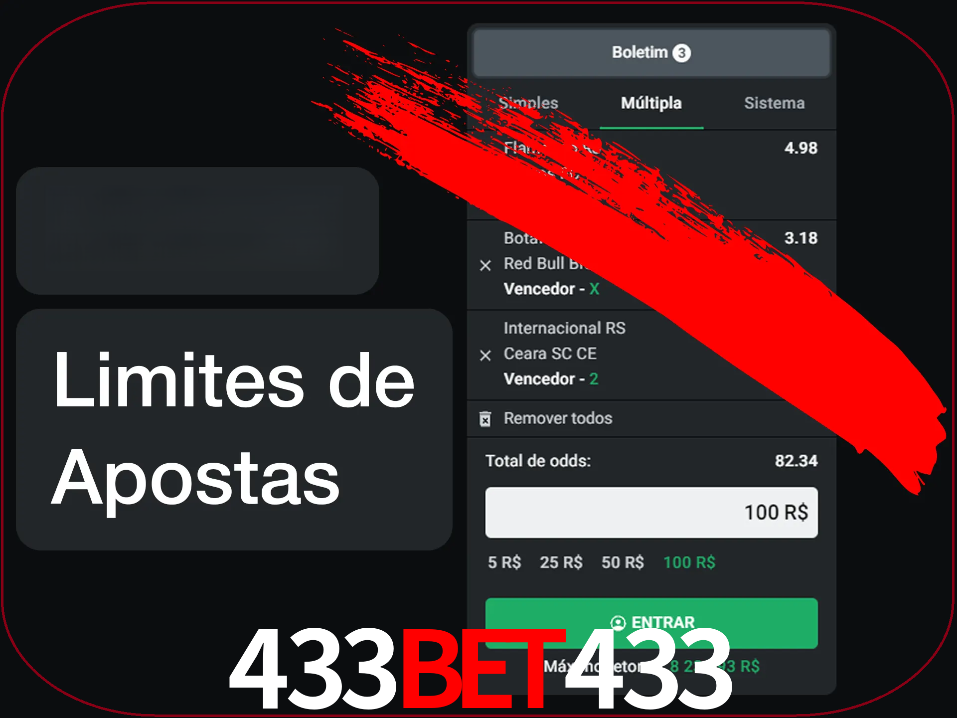 Não faça apostas loucas.